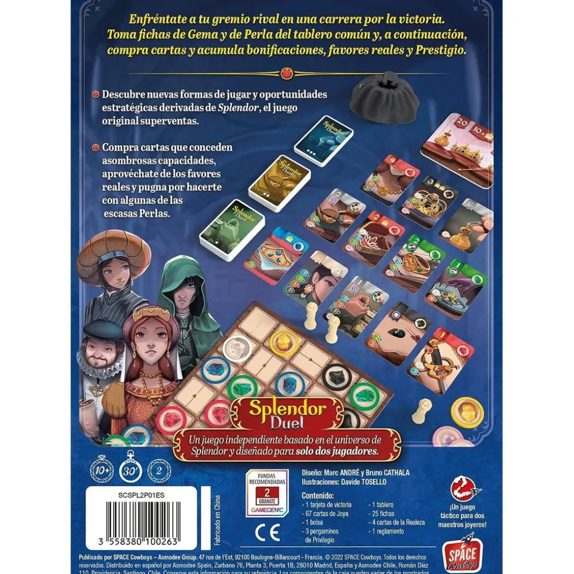 Juego de mesa Splendor Duel en español ㅤ