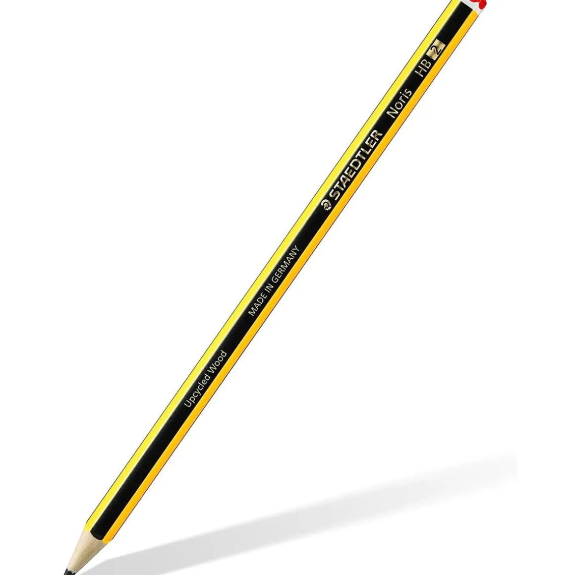 Kit de 6 lápices de grafito Noris HB y 2 gomas Mars Plastic