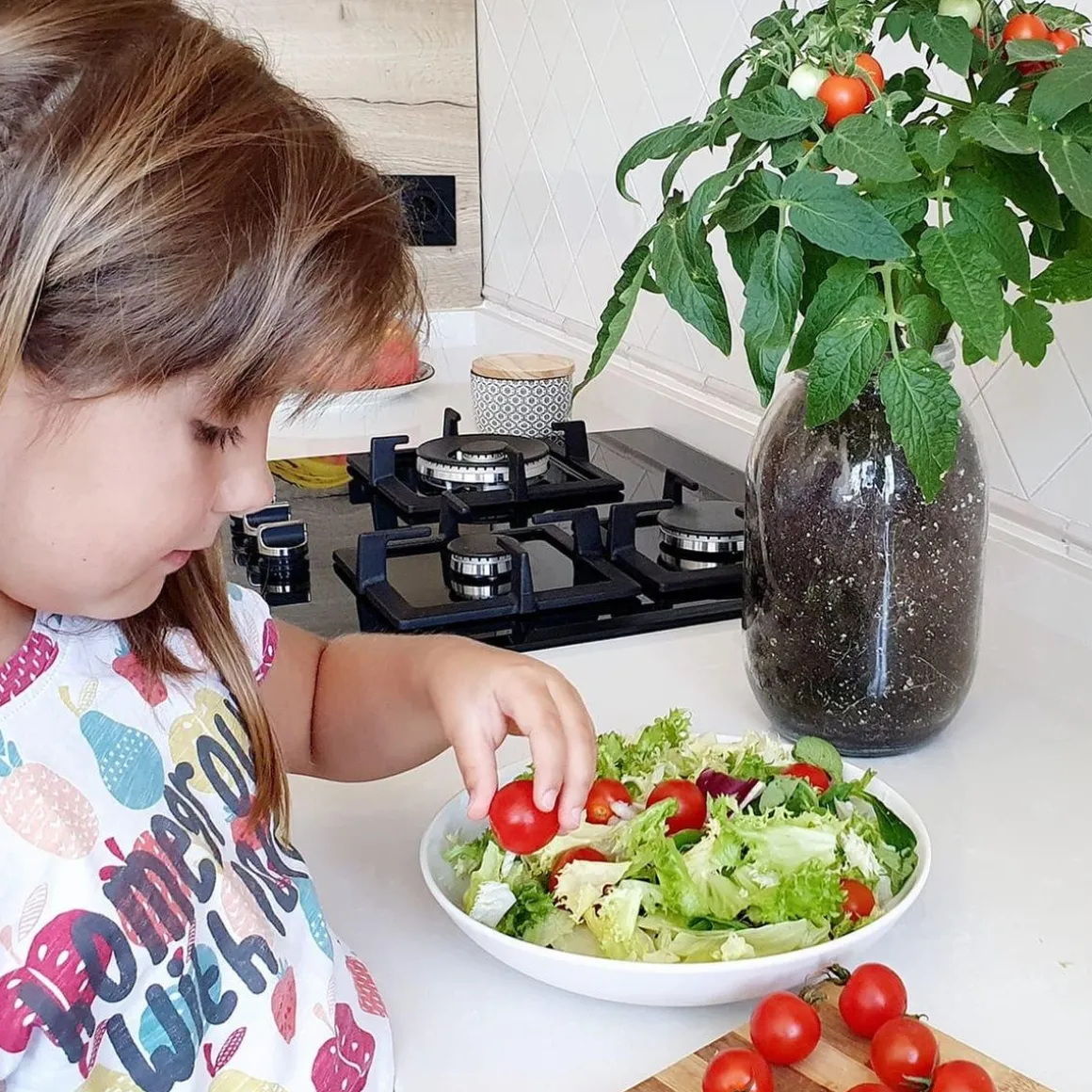 Kit de cultivo de tomate Cherry orgánico para interior