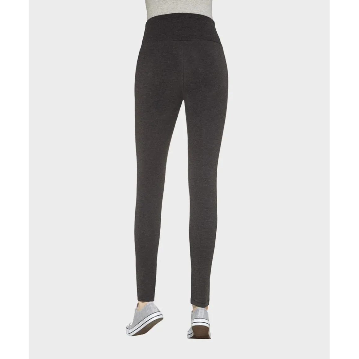 Leggings Premamá Gris Oscuro con Banda Ancha