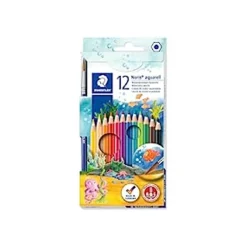 Lápices de acuarela en estuche, pack de 12 unidades ㅤ