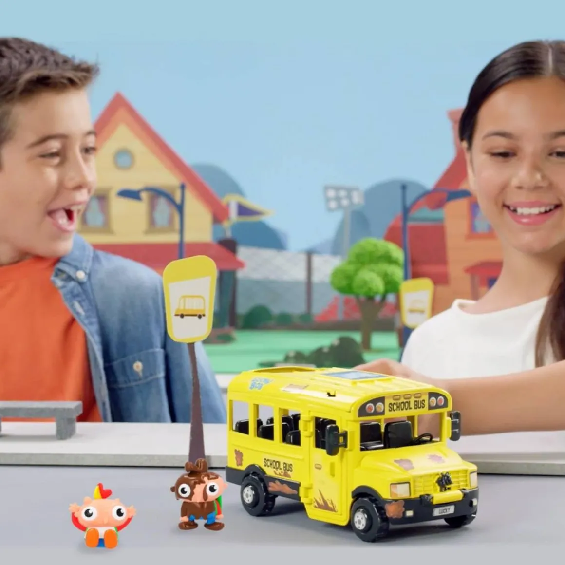 Lucky Bob - Playset autobús Lucky Bus