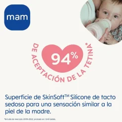 Mam - Biberón Easy Start anticólicos 160ml Azul