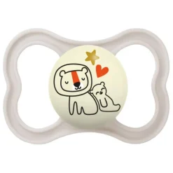 Mam - Chupete Supreme Night silicona mate +16 meses neutro