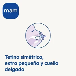 Mam - Pack 2 chupetes Comfort Silicona 3-12 meses - Verde