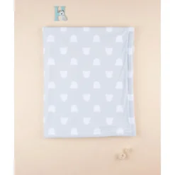 Manta de Cama de Forro Polar Niño Azul