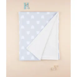 Manta de Cama de Forro Polar Niño Azul