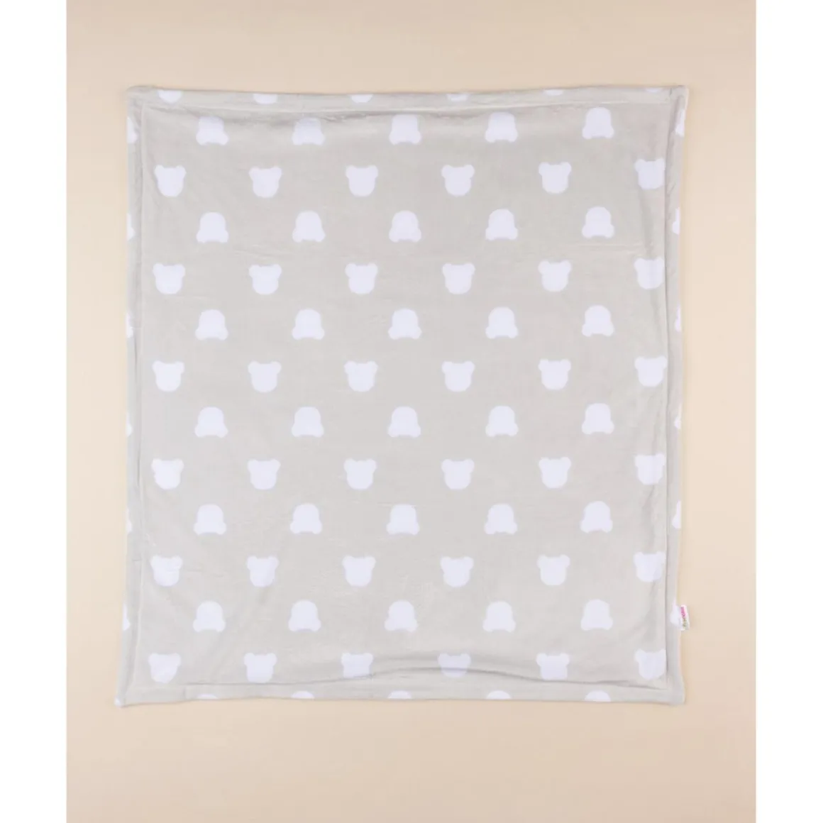 Manta de Cuna de Forro Polar Unisex Gris