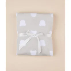 Manta de Cuna de Forro Polar Unisex Gris