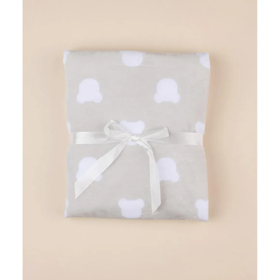 Manta de Cuna de Forro Polar Unisex Gris
