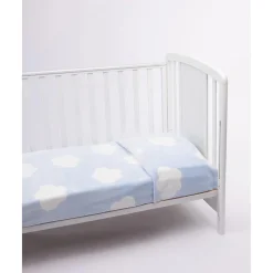 Manta de forro polar azul