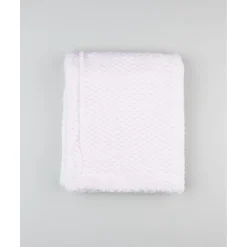 Manta recién nacida rosa claro