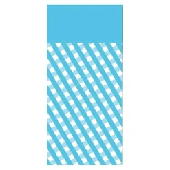 Mantel cuadros azules