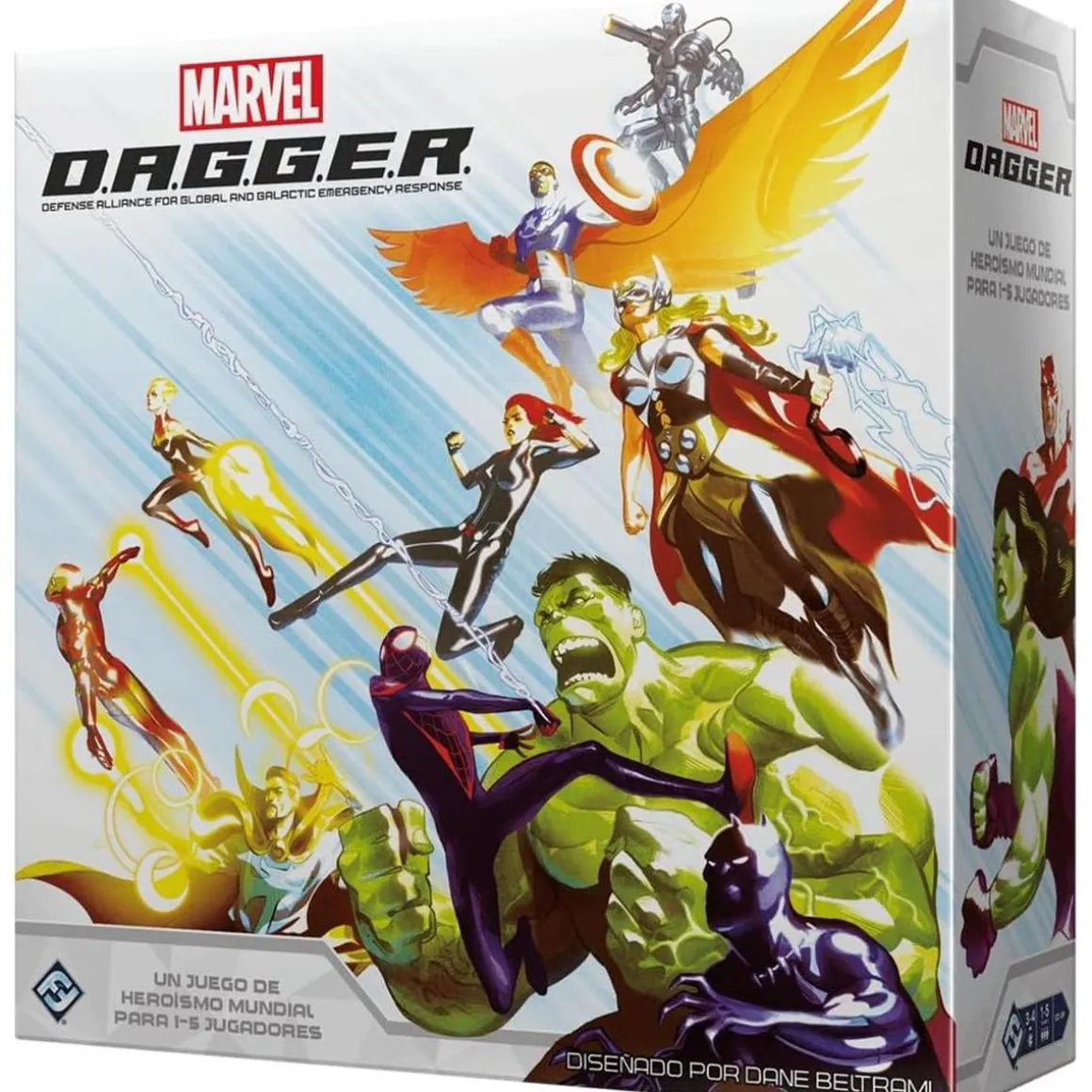 Marvel - Juego de mesa Marvel D.A.G.G.E.R en español ㅤ
