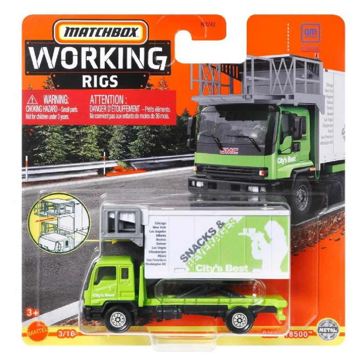 Matchbox - Camión de trabajo en la ciudad (varios modelos)
