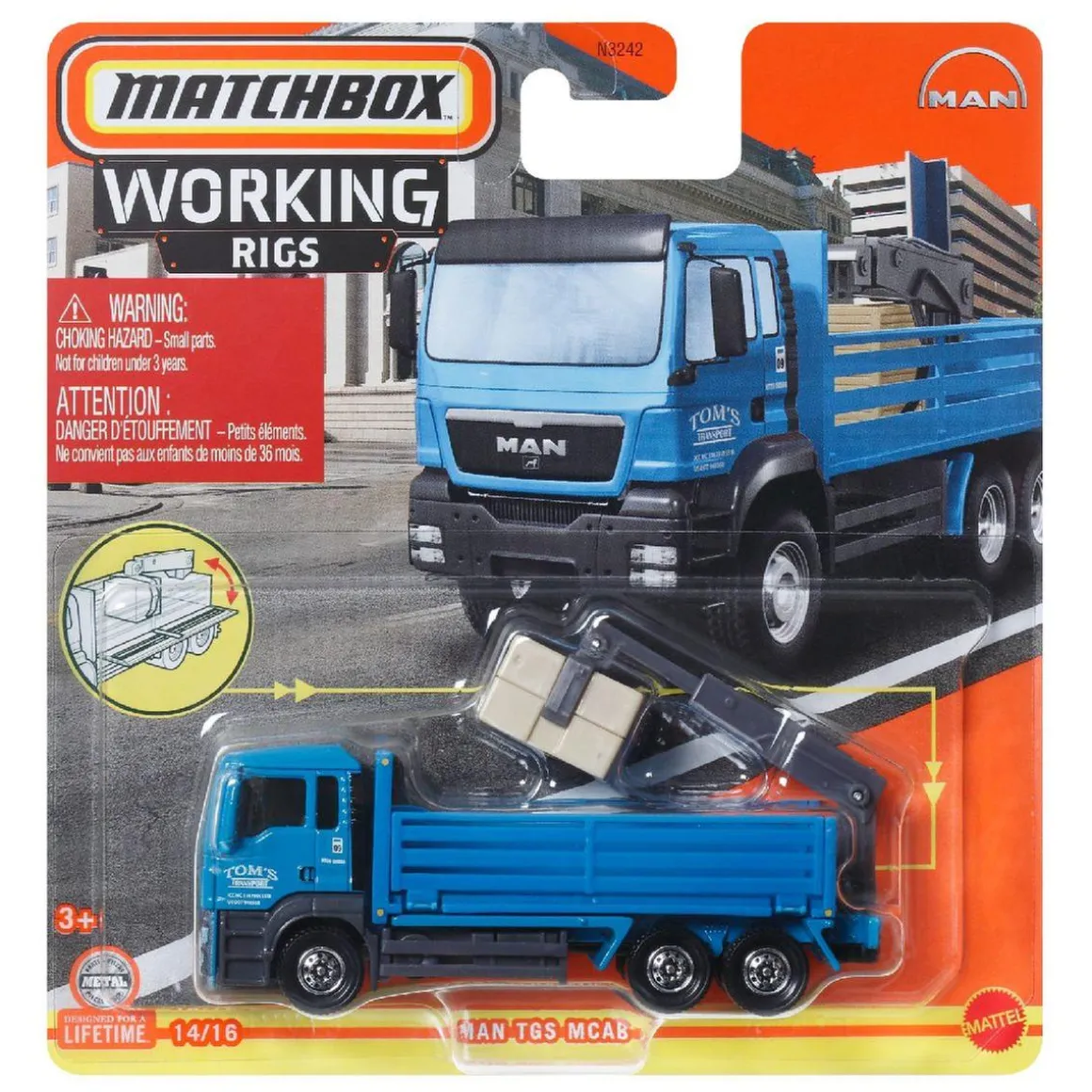 Matchbox - Camión de trabajo en la ciudad (varios modelos)