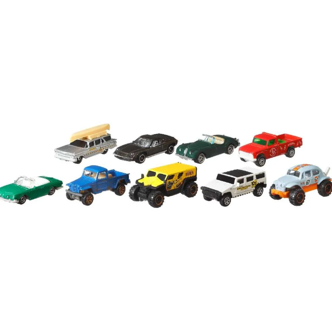 Matchbox - Pack 9 vehículos (varios modelos)