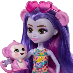 Mattel - Enchantimals - Piscina infantil con tobogán y figuras ㅤ