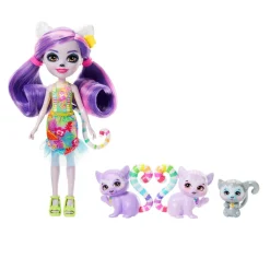 Mattel - Enchantimals - Sunshine Beach Familia de Lemures ㅤ
