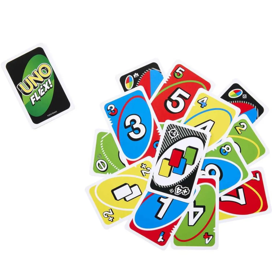 Mattel - Juego de cartas UNO Split familiar y flexible ㅤ