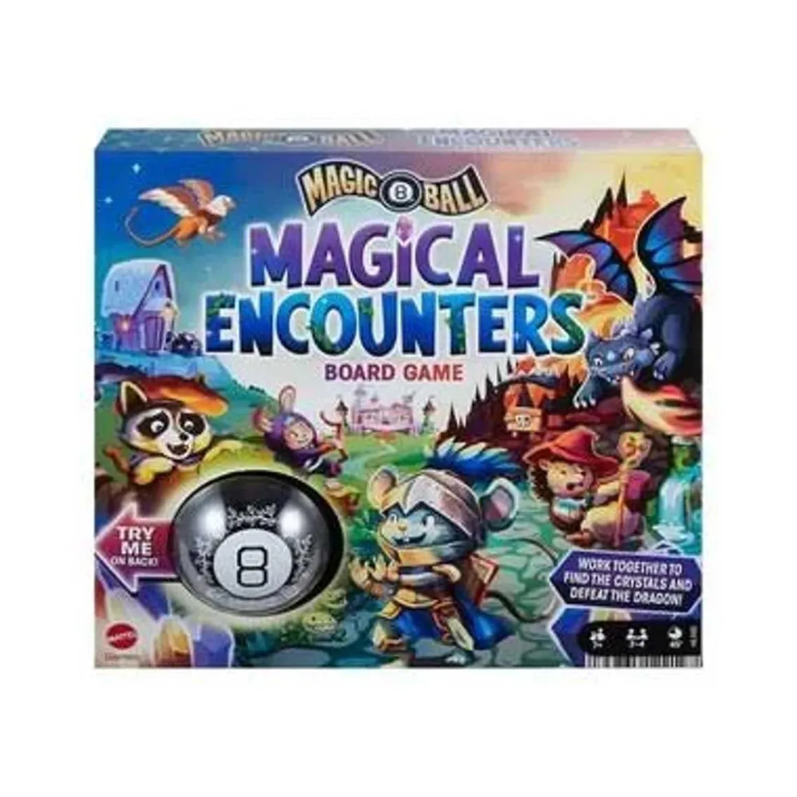 Mattel - Juego de mesa Magic 8 Ball Encuentros Mágicos ㅤ