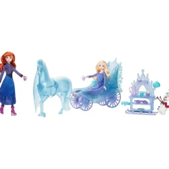 Mattel - Muñeca Frozen Elsa y Nokk con carruaje