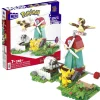 Mattel - Pokemon - Construcción Pokémon con movimiento: Pikachu, Wooloo y Pidgey, 240 bloques ㅤ