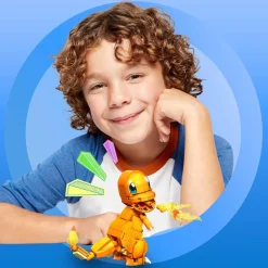 Mattel - Pokemon - Figura de construcción Mega Construx Pokémon Charmander Naranja ㅤ