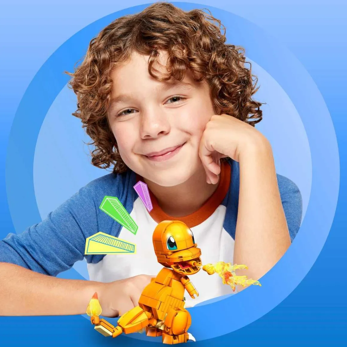 Mattel - Pokemon - Figura de construcción Mega Construx Pokémon Charmander Naranja ㅤ