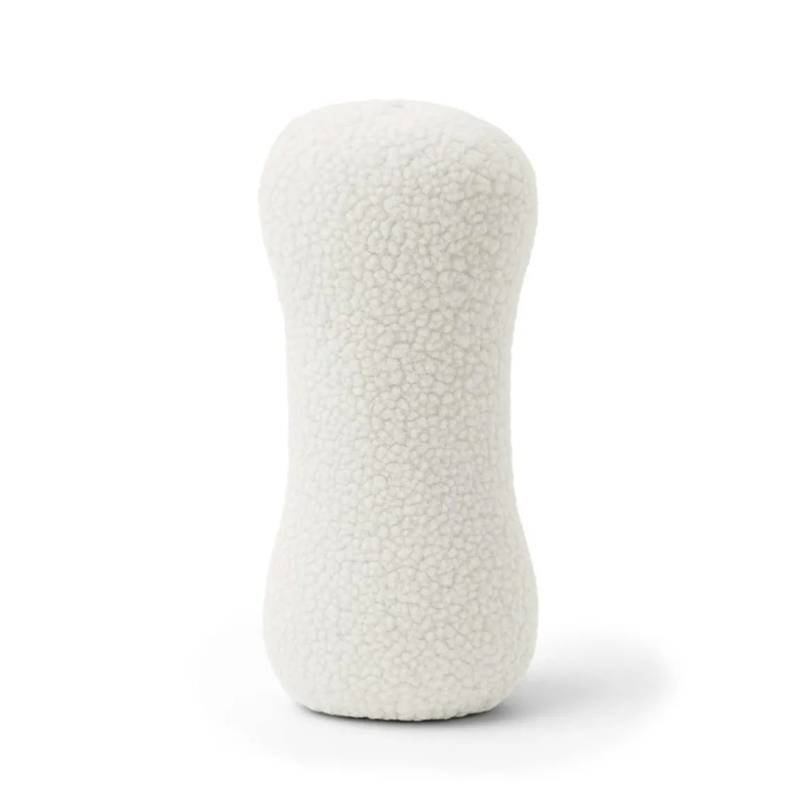 MeowBaby - Almohada Infantil con Forma de Letra “I” Color Blanco Roto “Bearly I”
