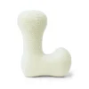 MeowBaby - Almohada Infantil con Forma de Letra “L” Color Crema “Bearly L”