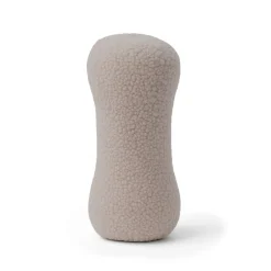 MeowBaby - Almohada Infantil con Forma de Letra “I” Color Gris Claro “Bearly I”