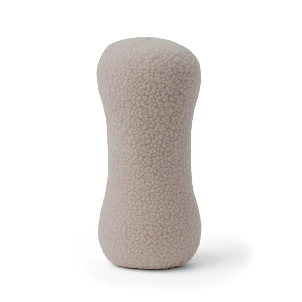 MeowBaby - Almohada Infantil con Forma de Letra “I” Color Gris Claro “Bearly I”