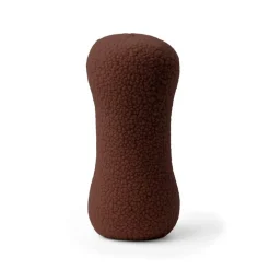 MeowBaby - Almohada Infantil con Forma de Letra “I” Color Marrón Oscuro “Bearly I”