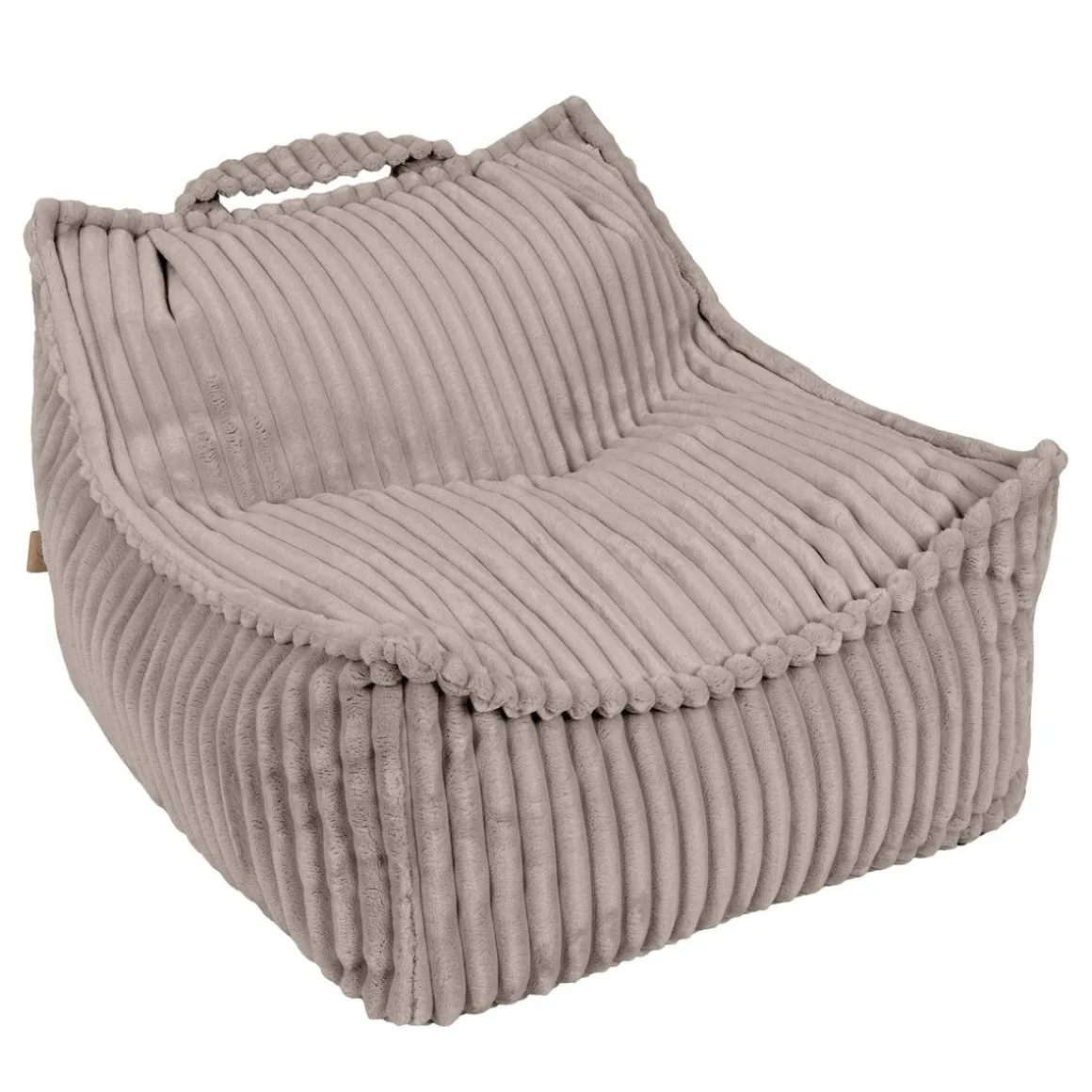 MeowBaby - Churros Sako Bag – Puf infantil en beige