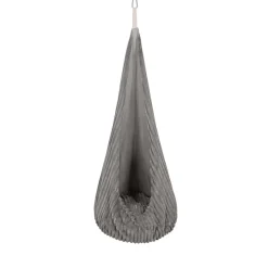 MeowBaby - Columpio Infantil Tipo Capullo Churros Color Gris “Baby Cocoon Swing Moon Dust Grey”