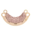 MeowBaby - Mecedora Infantil de Madera Natural con Cojín Rosa “Medium Dream Rocker Classic”