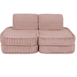 MeowBaby - Sofá Infantil Churros Pocket Max Cor Verde Pine Forest