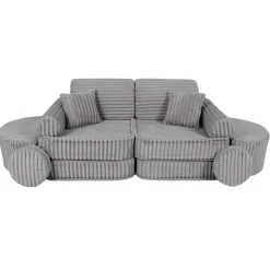 MeowBaby - Sofá Infantil Churros Pocket Max Color Gris Moon Dust
