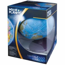 Micro Planet - Globo terraqueo político 25 cm con luz
