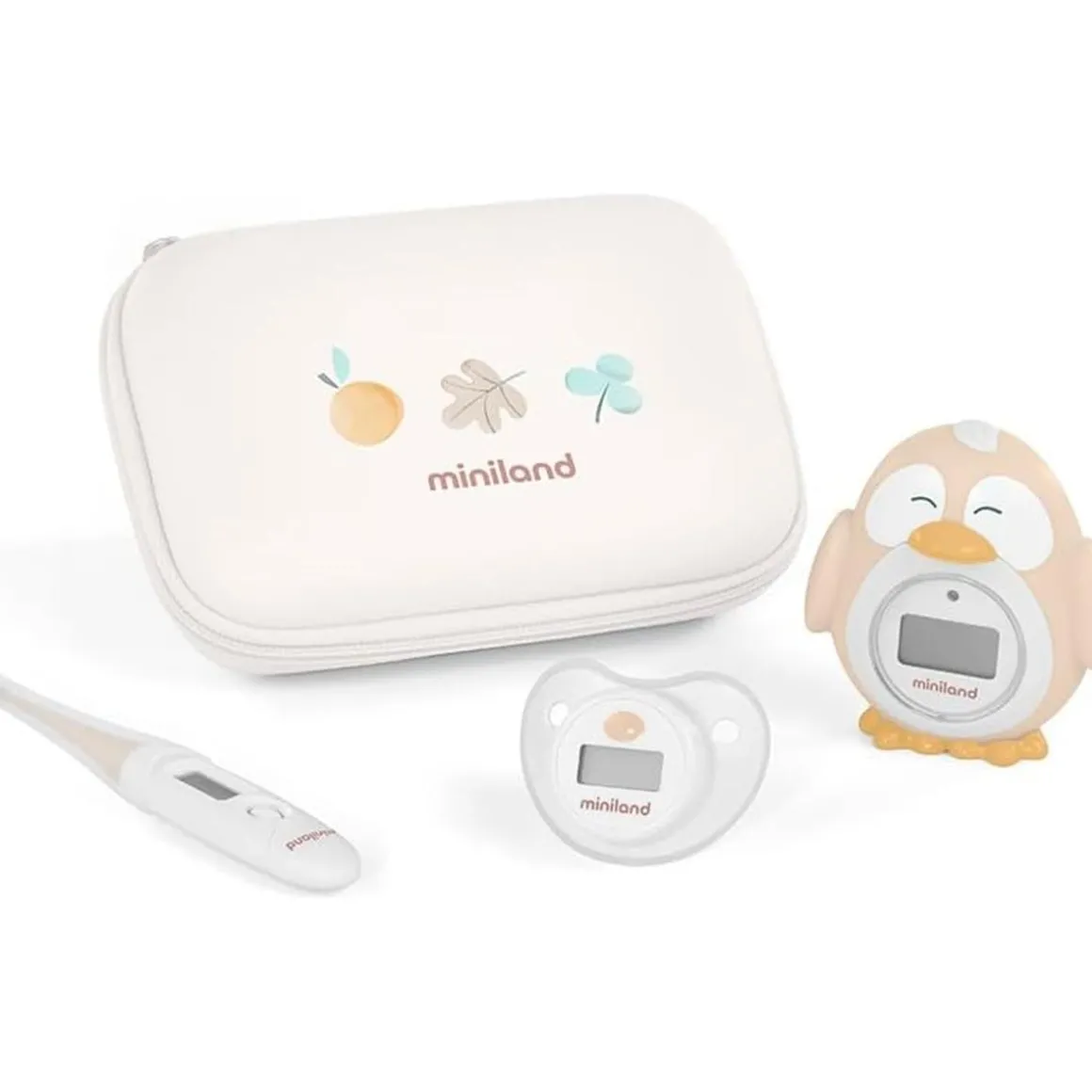 Miniland - Termómetros infantiles Thermokit Valencia en estuche