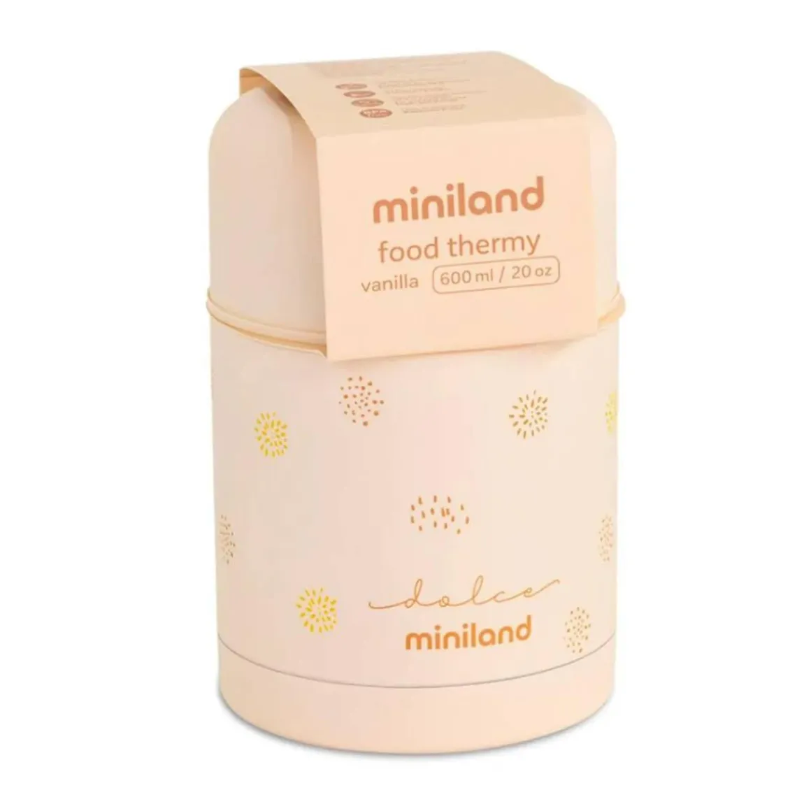 Miniland - Termo para sólidos 600 ml Thermy Vanilla