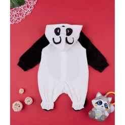 Mono de bebé de terciopelo panda