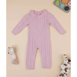 Mono niña rosa tricot