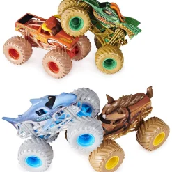 Monster Jam - Pack 4 vehículos Power Beasts