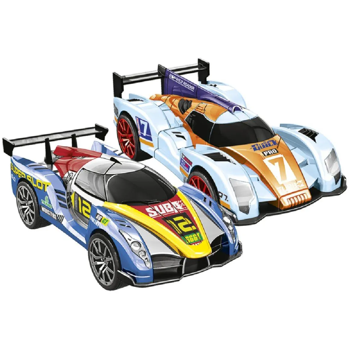 Motor & Co - Pista de Carreras Speedway 4,6 m con 2 Coches