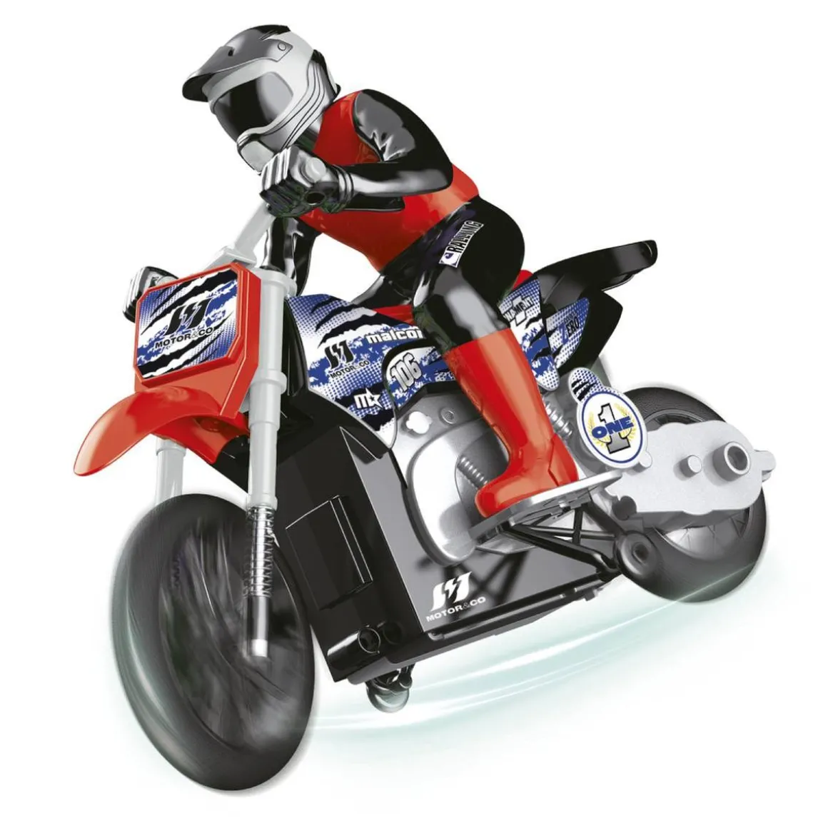 Motor & Co - RC Moto de motocross 25 cm