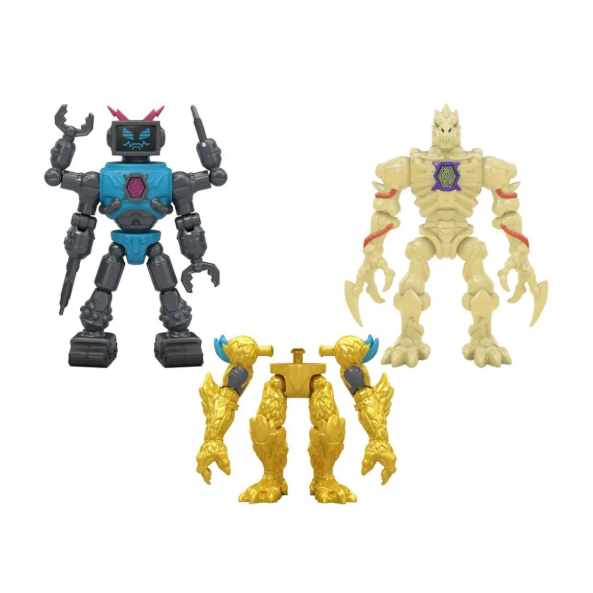 Mr. Beast Lab Hybrids - Pack 2 figuras híbridas (Varios modelos)