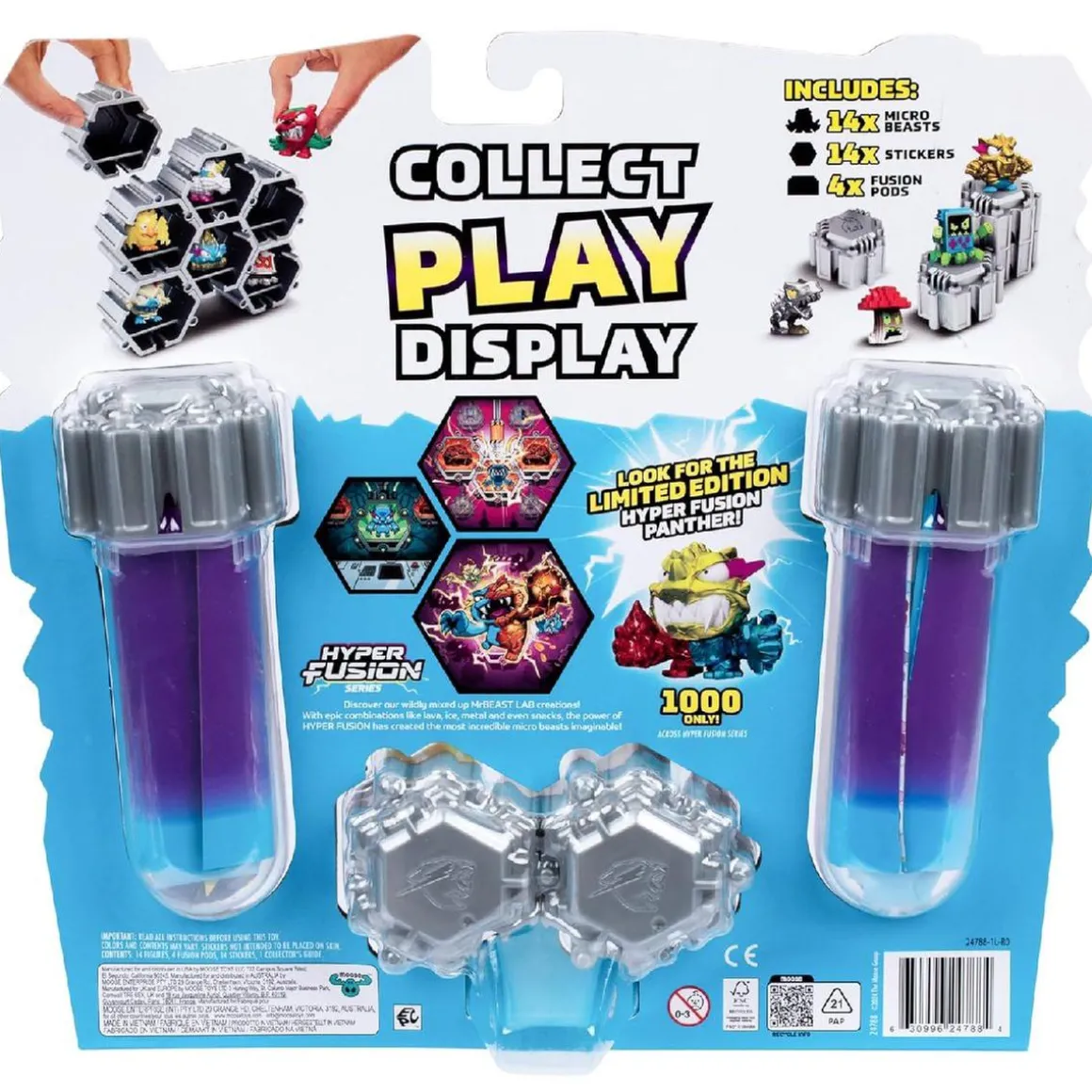 Mr. Beast Lab Swarms - Pack 14 Figuras Coleccionables (Varios modelos)