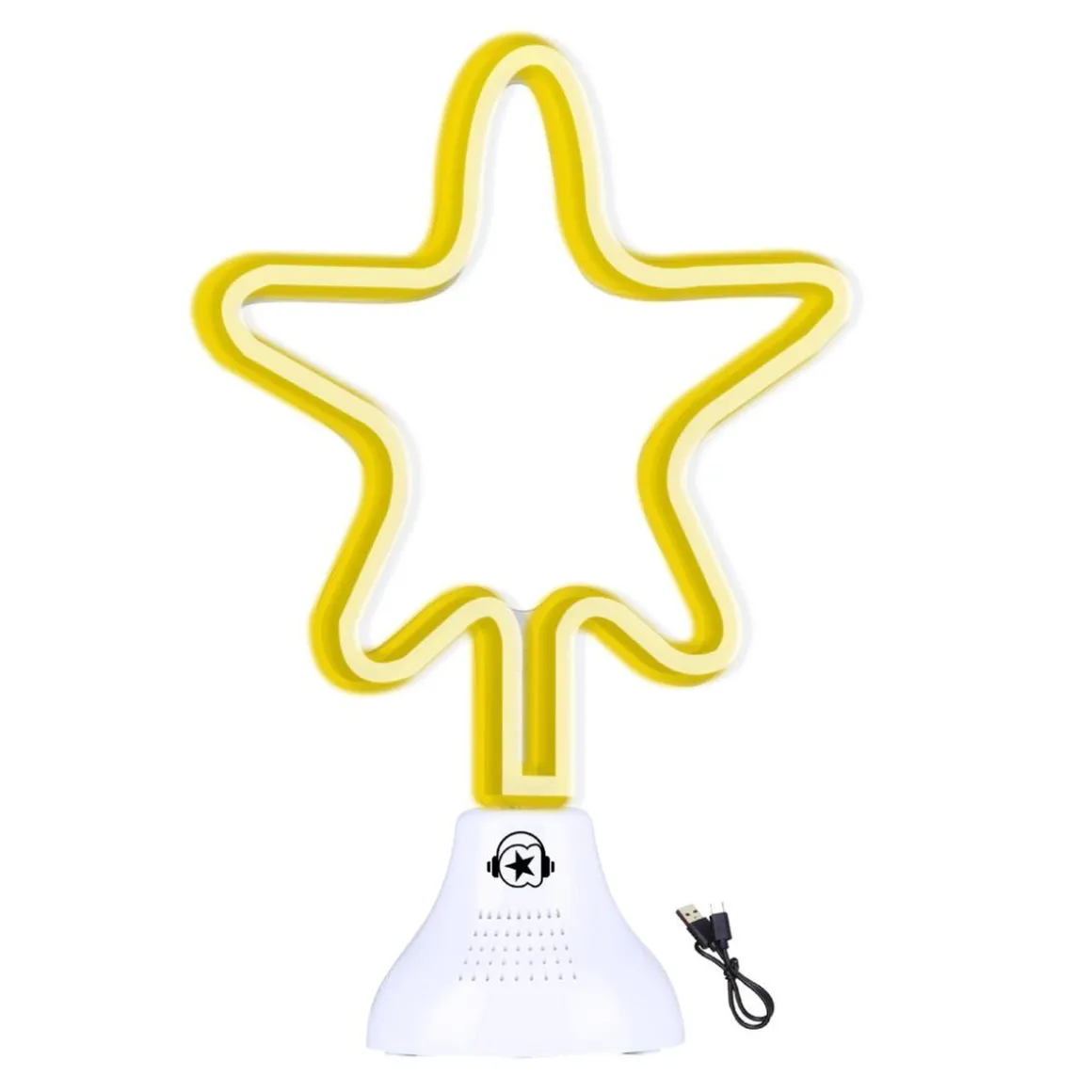 Music Star - Altavoz con luz Estrella